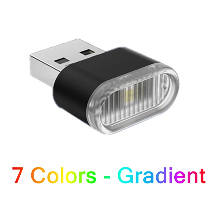USB Mini LED Car Interior & PC Light, Plug & Play rgb by HitMyNeed