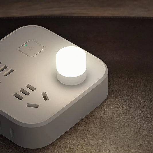 USB Mini LED Night Light Book Lamp 10pcs-white by HitMyNeed