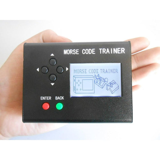 USB Morse Code Trainer with LCD Display by HitMyNeed
