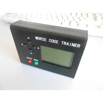 USB Morse Code Trainer with LCD Display by HitMyNeed
