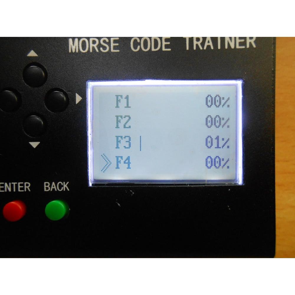 USB Morse Code Trainer with LCD Display by HitMyNeed