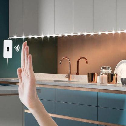 USB Motion Sensor LED Strip Light with Hand Wave Switch by HitMyNeed