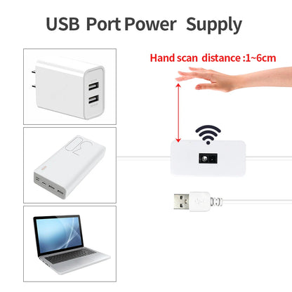 USB Motion Sensor LED Strip Light with Hand Wave Switch by HitMyNeed
