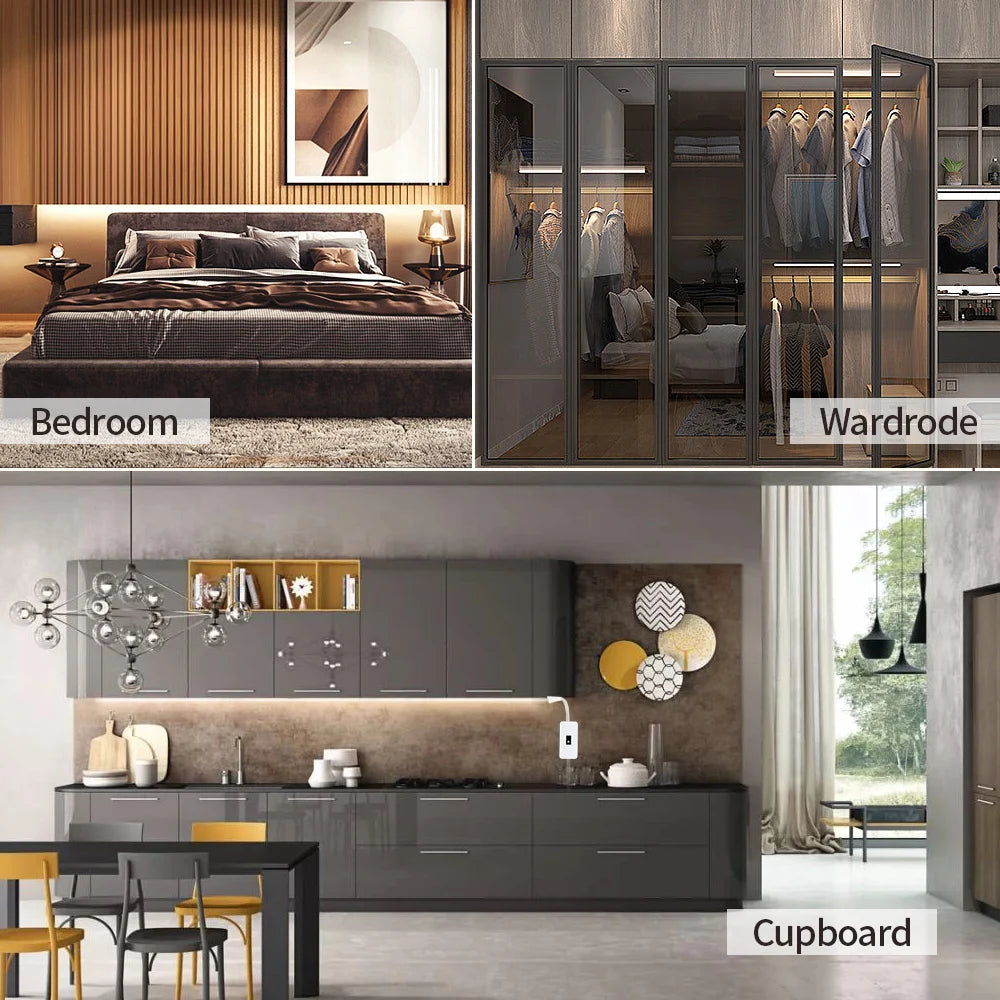 USB Motion Sensor LED Strip Light with Hand Wave Switch by HitMyNeed