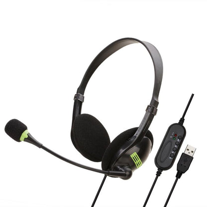 USB PC Headset with Noise-Cancelling Mic by HitMyNeed