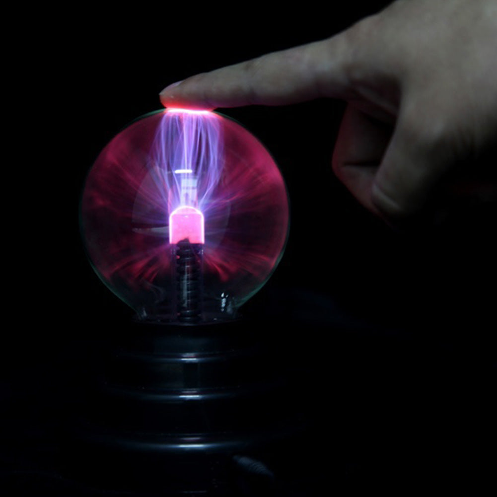USB Plasma Ball Night Light Static Lamp 3-Inch by HitMyNeed