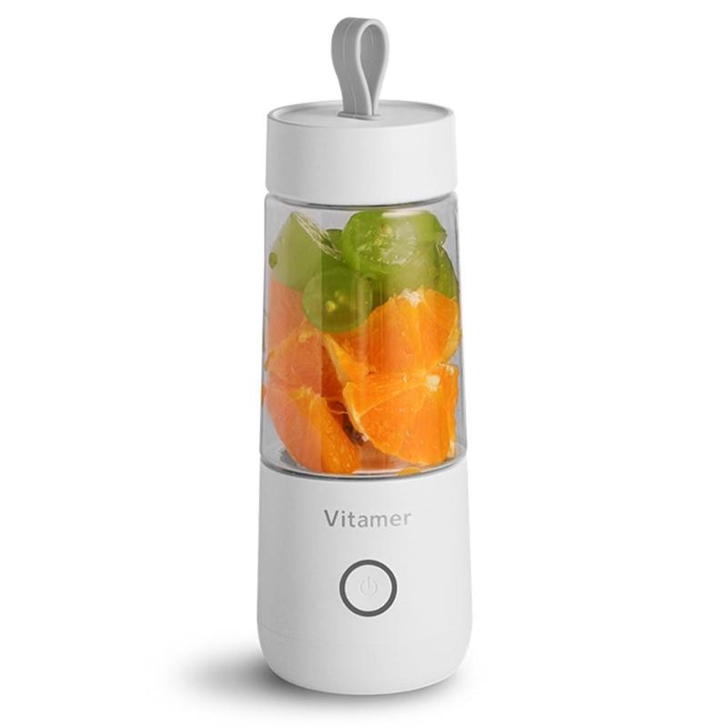 USB Portable Blender Bottle 350ml white by HitMyNeed