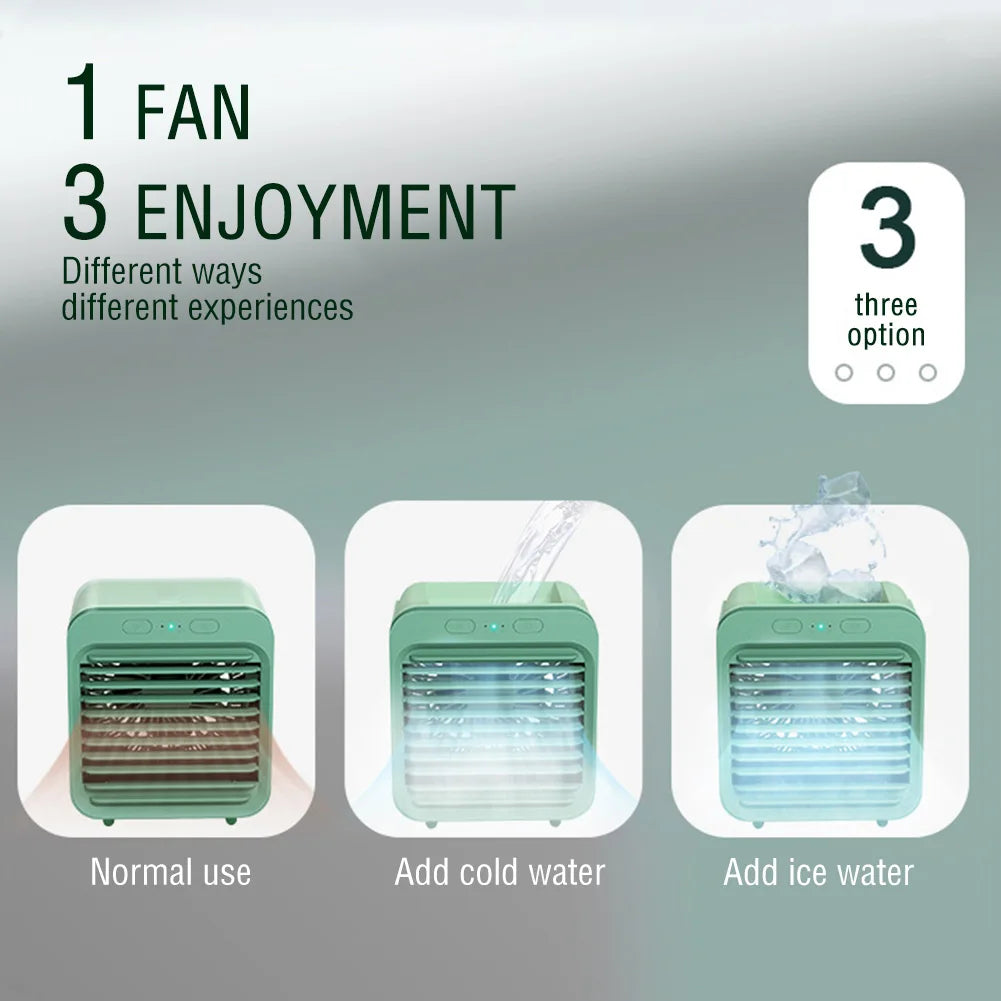 USB Portable Humidifier Cooling Fan with 3 Speeds by HitMyNeed