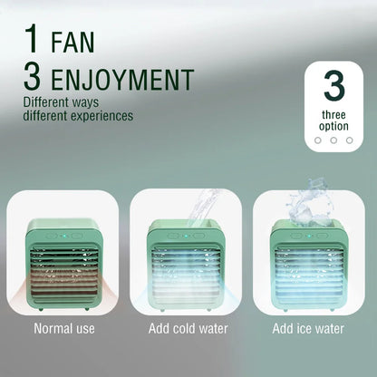 USB Portable Humidifier Cooling Fan with 3 Speeds by HitMyNeed