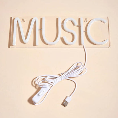 USB Powered Multi-Colored Music Neon Sign 30cm by HitMyNeed
