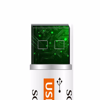 USB Rechargeable AA Batteries 1450mAh (2 Pack) by HitMyNeed