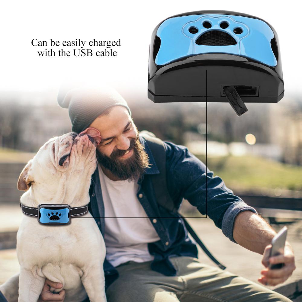 USB Rechargeable Anti Barking Dog Collar by HitMyNeed