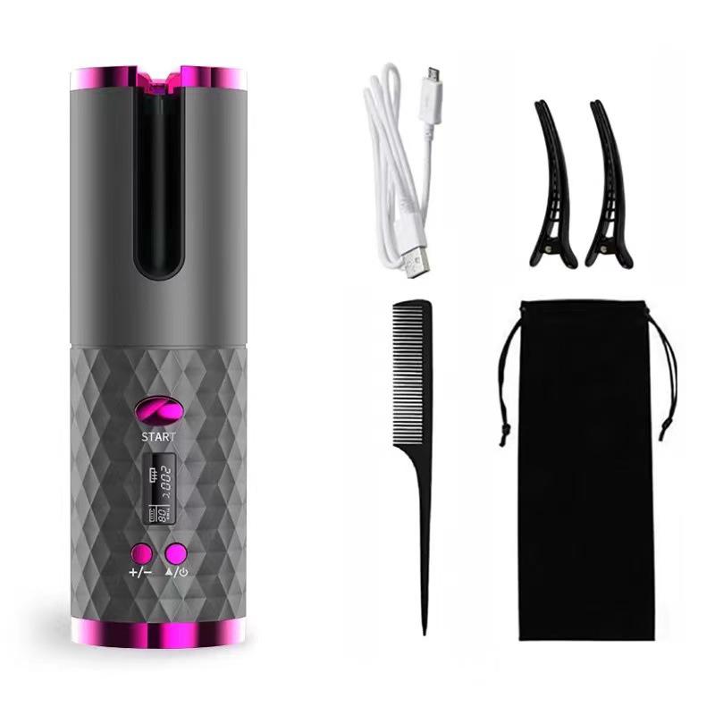 USB Rechargeable Automatic Hair Curler by HitMyNeed