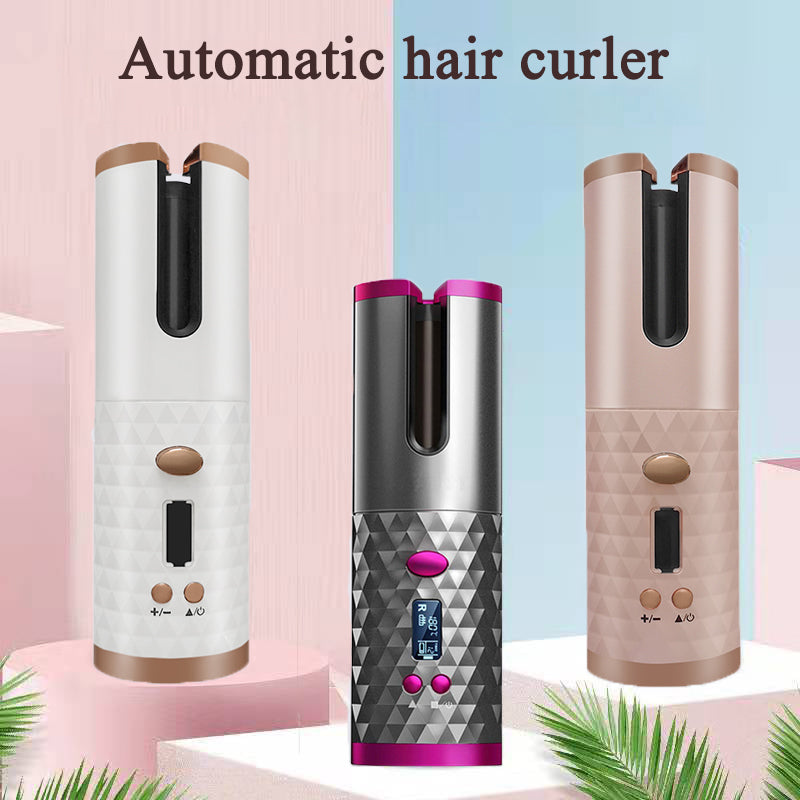 USB Rechargeable Automatic Hair Curler by HitMyNeed