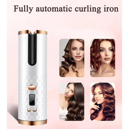 USB Rechargeable Automatic Hair Curler by HitMyNeed