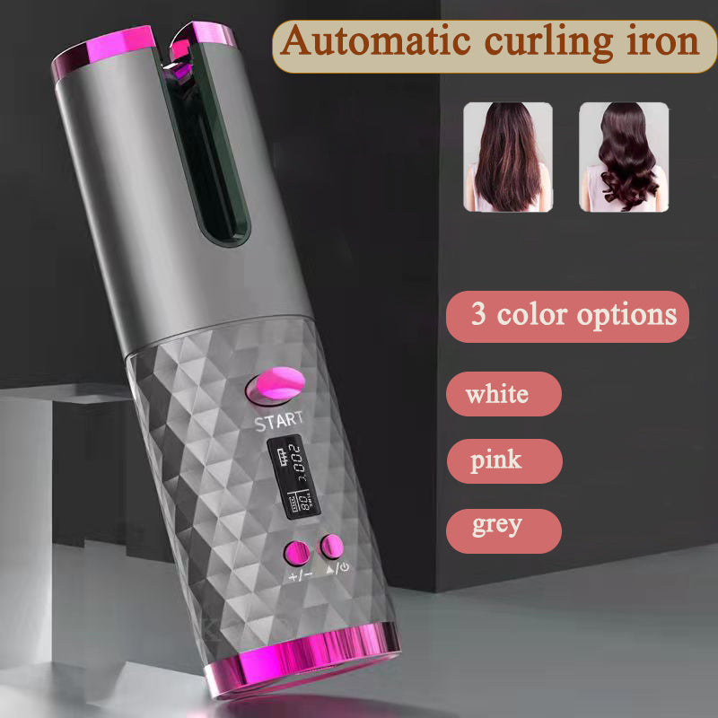 USB Rechargeable Automatic Hair Curler by HitMyNeed