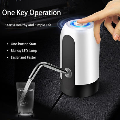 USB Rechargeable Automatic Water Bottle Pump by HitMyNeed