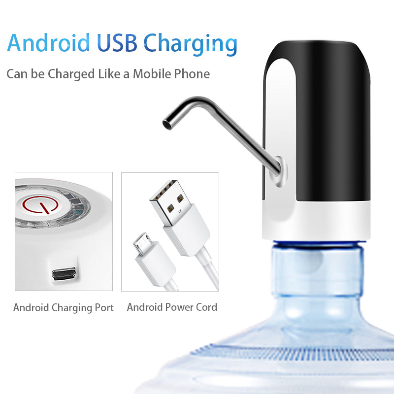 USB Rechargeable Automatic Water Bottle Pump by HitMyNeed