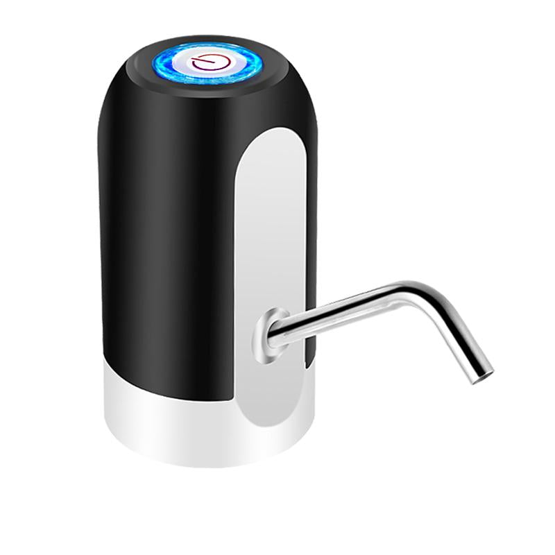 USB Rechargeable Automatic Water Bottle Pump black by HitMyNeed