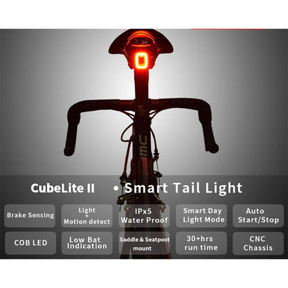 USB Rechargeable Bike Tail Light with Sensor by HitMyNeed