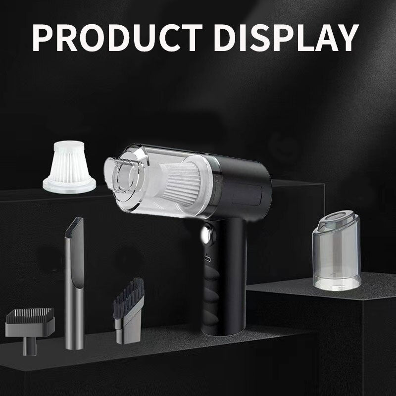 USB Rechargeable Car & Home Handheld Vacuum Cleaner by HitMyNeed