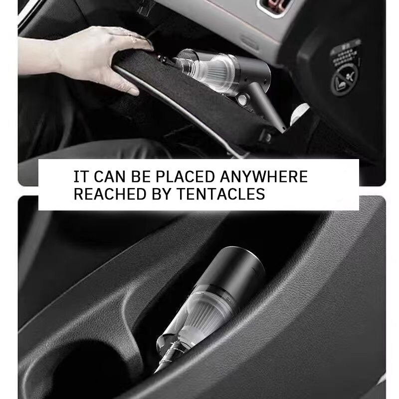 USB Rechargeable Car & Home Handheld Vacuum Cleaner by HitMyNeed