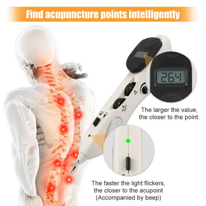USB Rechargeable Electric Acupuncture & Massage Pen by HitMyNeed