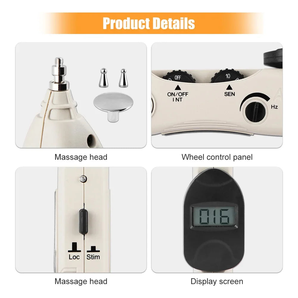 USB Rechargeable Electric Acupuncture & Massage Pen by HitMyNeed