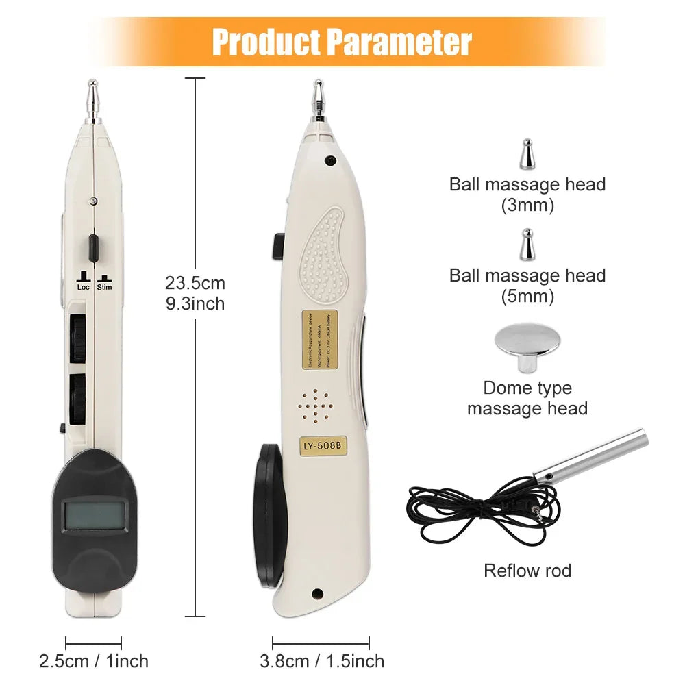 USB Rechargeable Electric Acupuncture & Massage Pen by HitMyNeed