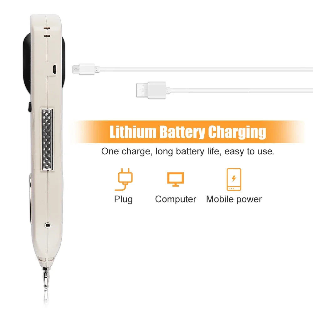 USB Rechargeable Electric Acupuncture & Massage Pen by HitMyNeed