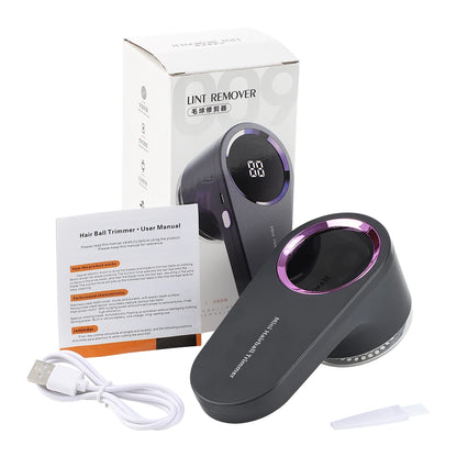 USB Rechargeable Electric Lint Remover for Clothes gray by HitMyNeed