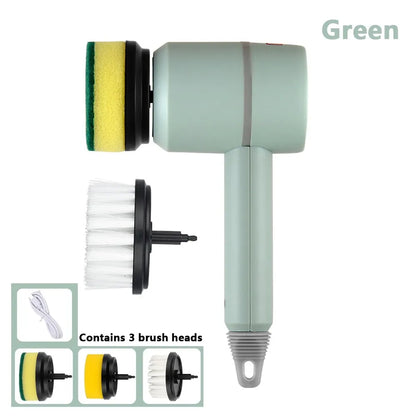 USB Rechargeable Electric Rotary Cleaning Brush by HitMyNeed