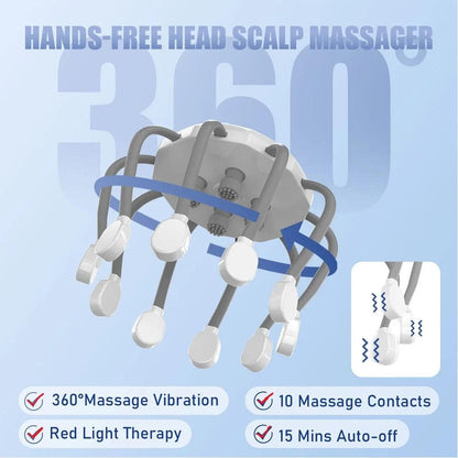 USB Rechargeable Electric Scalp & Head Massager by HitMyNeed
