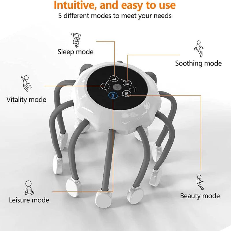 USB Rechargeable Electric Scalp & Head Massager by HitMyNeed