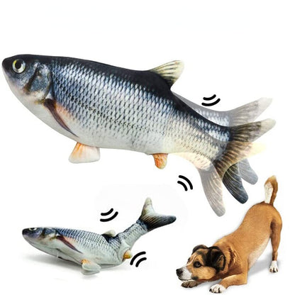 USB Rechargeable Flopping Fish Toy for Cats & Dogs by HitMyNeed