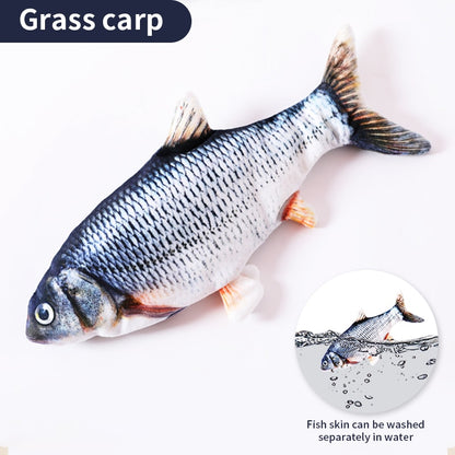 USB Rechargeable Flopping Fish Toy for Cats & Dogs g506 by HitMyNeed