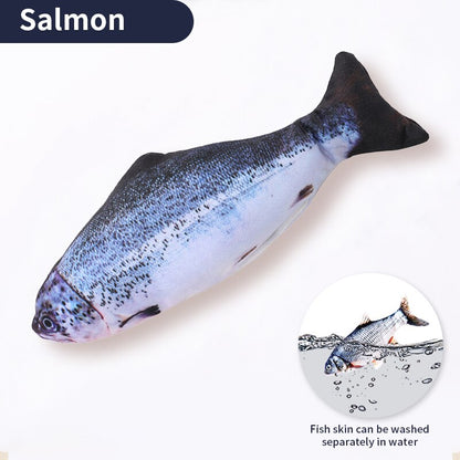 USB Rechargeable Flopping Fish Toy for Cats & Dogs g507 by HitMyNeed