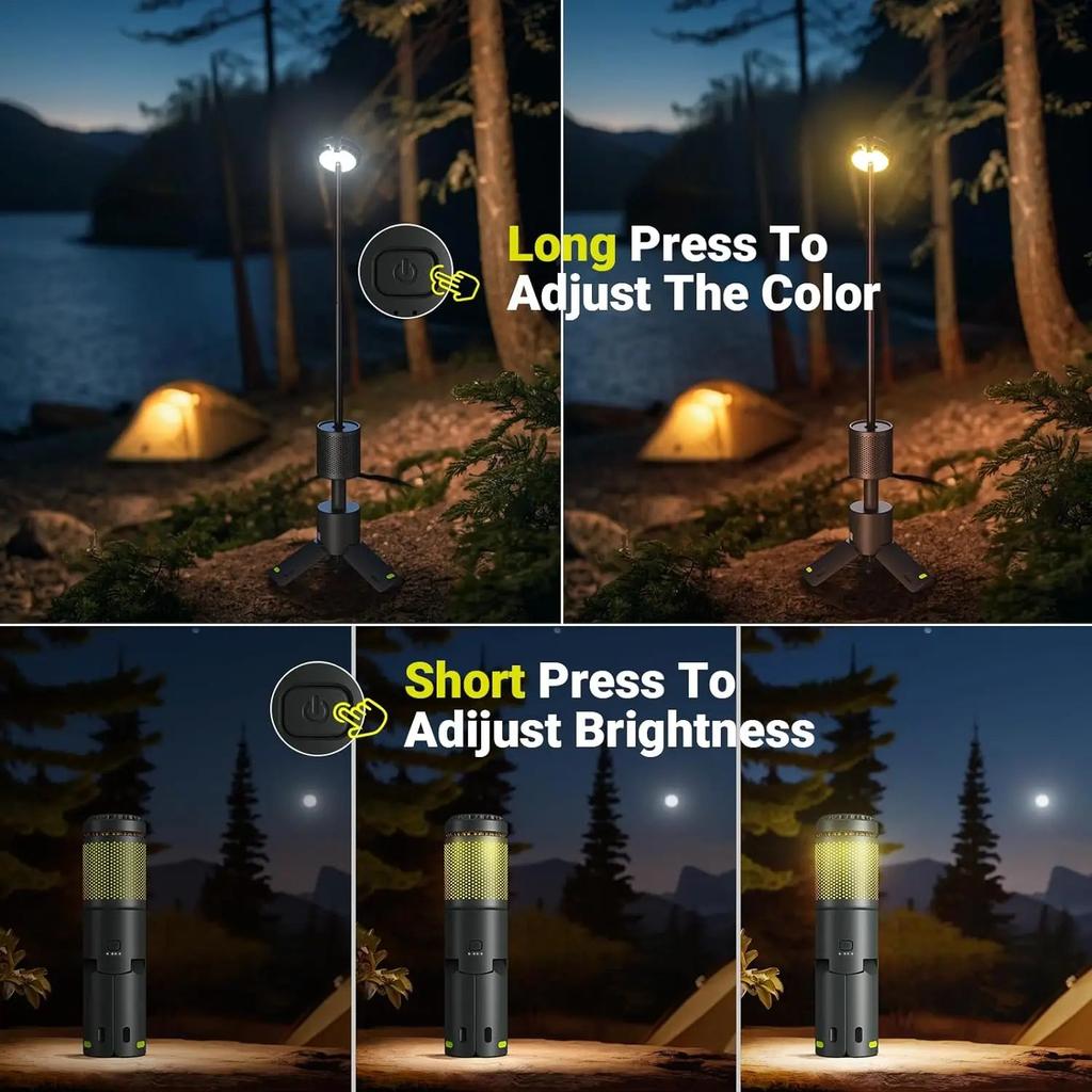 USB Rechargeable LED Camping Lantern IP65, 450 lm by HitMyNeed