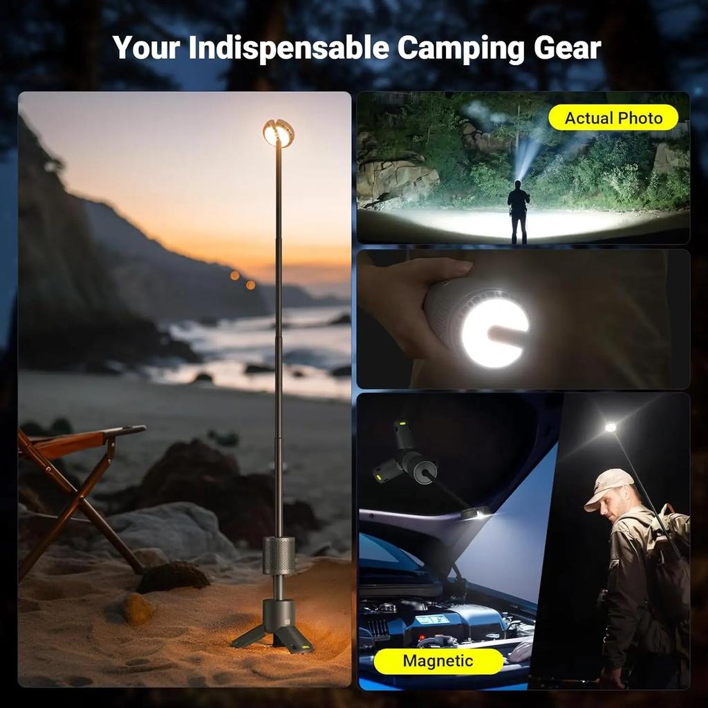 USB Rechargeable LED Camping Lantern IP65, 450 lm by HitMyNeed