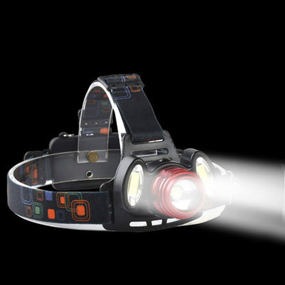 USB Rechargeable LED Headlamp, Waterproof, 4 Modes by HitMyNeed