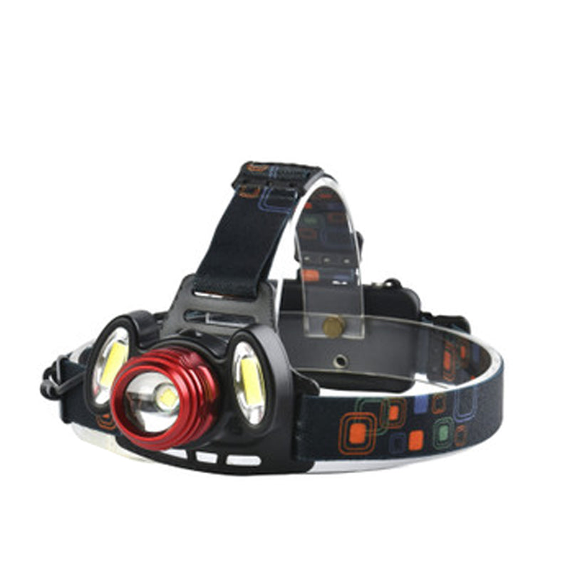 USB Rechargeable LED Headlamp, Waterproof, 4 Modes by HitMyNeed