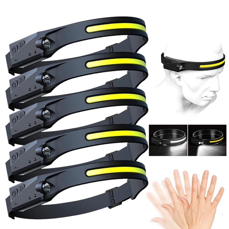 USB Rechargeable LED Induction Headlamp by HitMyNeed