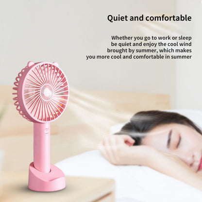 USB Rechargeable Mini Handheld & Desktop Fan by HitMyNeed