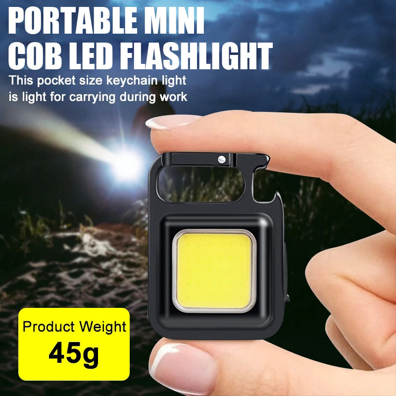 USB Rechargeable Mini LED Keychain Flashlight by HitMyNeed