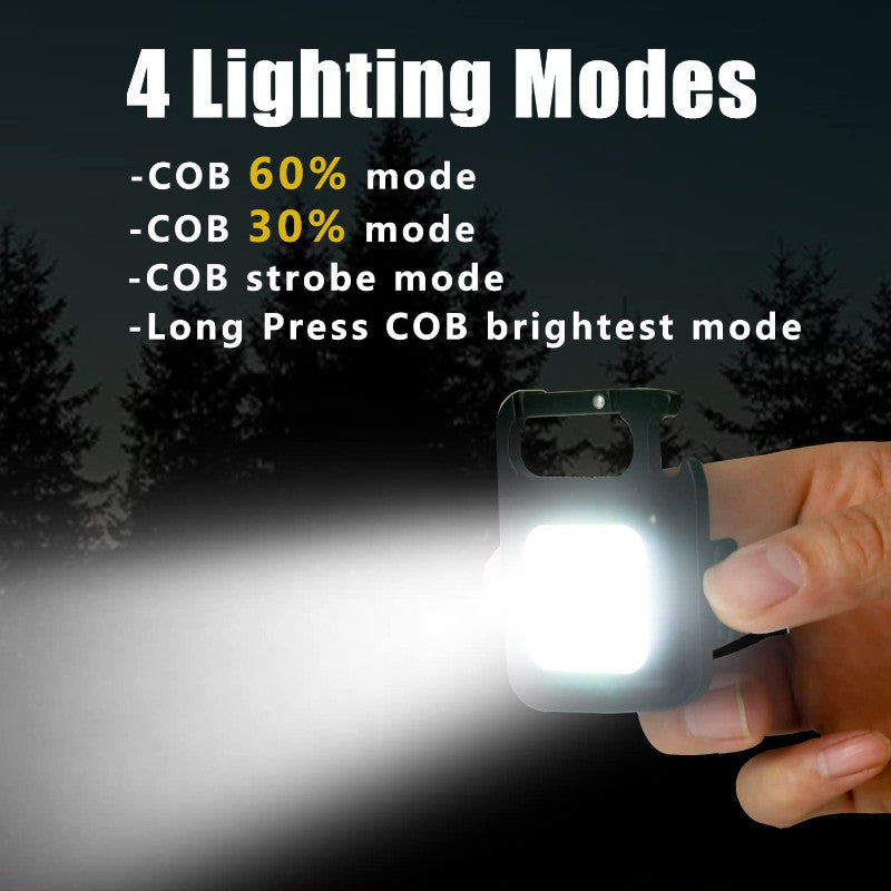 USB Rechargeable Mini LED Keychain Flashlight by HitMyNeed