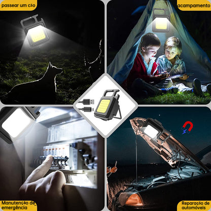 USB Rechargeable Mini LED Keychain Flashlight by HitMyNeed