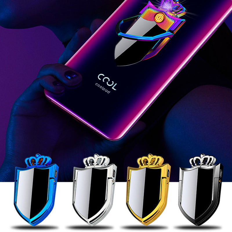 USB Rechargeable Phone Ring Lighter and Stand by HitMyNeed