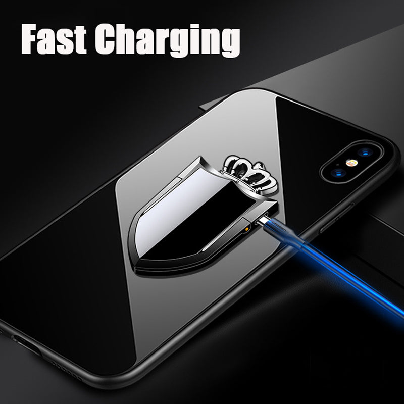 USB Rechargeable Phone Ring Lighter and Stand by HitMyNeed
