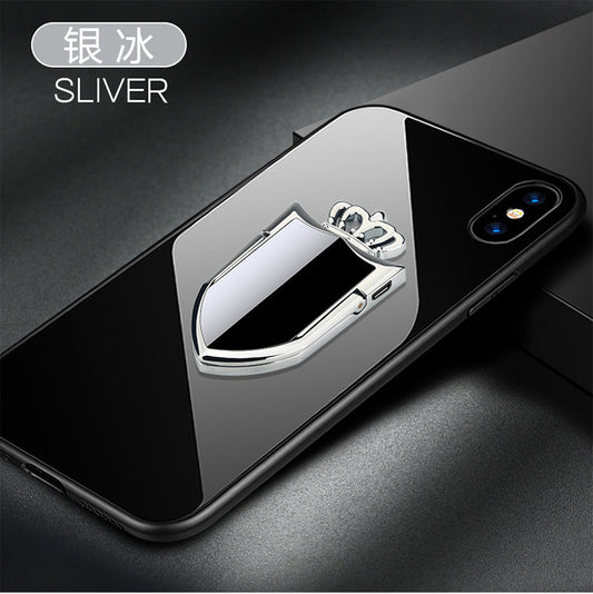 USB Rechargeable Phone Ring Lighter and Stand silver by HitMyNeed