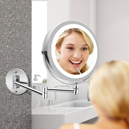 USB Rechargeable Wall Mounted Bathroom Mirror by HitMyNeed